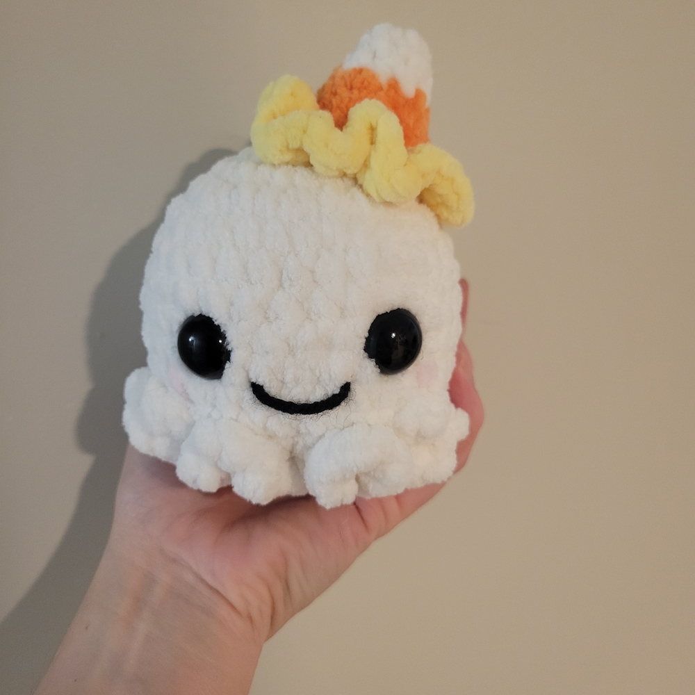 Crochet Candycorn Ghost.